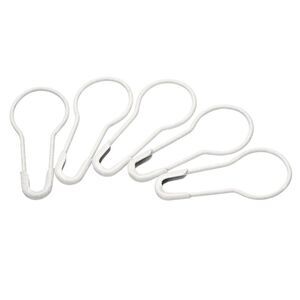 Bulb Safety Pins Gourd Metal Sewing Pin for Blankets 1000 Count White